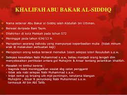 Esei khalifah abu bakar as siddiq docx huraikan sumbangan khalifah abu bakar as siddiq nama sebenar abu bakar al siddiq ialah abdullah bin uthman course hero. Sumbangan Khalifah Abu Bakar Al Siddiq