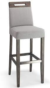 modomi grey fabric seat kitchen breakfast bar stool wooden frame fully assembled stools island chairs dark light cabinets
