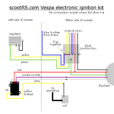 The article also contains the purpose and benefits of creating a wiring diagram is a visual representation of components and wires related to an electrical connection. Modern Vespa 12 Volt Conversion Regulator Query