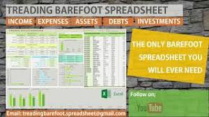 Budgeting can massively improve your financial situation. Barefoot Investor Spreadsheet Promo Youtube
