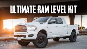 I just finished installing a carli leveling kit; Ultimate 5th Gen Ram Leveling Kit Youtube