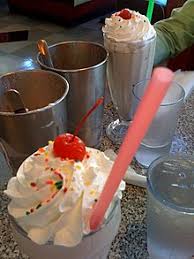 Cold milk, ice cream and some flavorings such as vanilla. Milkshake Wikipedia
