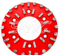 10 Inch Grinding Concrete Floor Klindex Diamond Grinding Ring Wheel