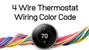 Ecobee's smart thermostat helps you save on energy costs and make your home more environmentally friendly. 4 Wire Thermostat Wiring Color Code Onehoursmarthome Com