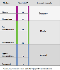 Nivelul de cunoastere a unei limbi straine pe categoriile vorbit, citit, scris nu trebuie neaparat sa coincida. C E C R Cursuri Neolexic