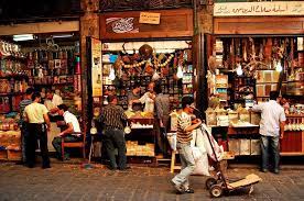 سوق البزورية egypt old things damascus syria