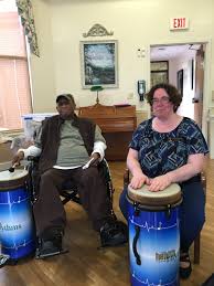 Katrina-Valliant-drumming-with-Cecil-Buckner-2016
