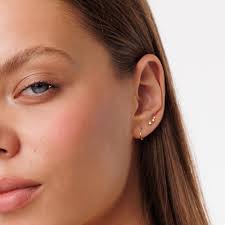 Labret à épingles 20G/18G/16G pour grimpeurs • Boucle d'oreille sans  filetage à dos plat • Clou tragus • Clou à l'arrière plat • Clou hélicoïdal  • Clou nasal et ff