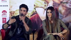 Raabta Sushant Singh Rajput Kriti Sanon Movie Promotion In Ahmedab Mijaaj Raabta Sushant Singh Movies Singh