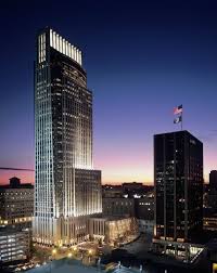 Lighting Tower At First National Bank Omaha