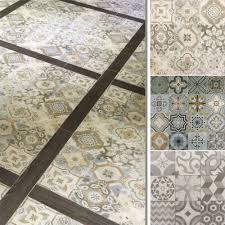 Typisch ist die leicht weiche kontur zementfliesen quadrat, rechteck und sechseck Zementfliesen Optik Bodenfliesen Oriental