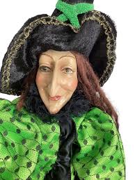 Rare Katherine's Collection Halloween WITCH Doll Retired Limited Ed Retired  Halloween