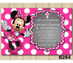 And how it can help you create your own invitation card in a couple of minutes?. Baptism Minnie Mouse Invitation Minnie Mouse Invitation Template