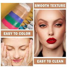 4pcs 6-Color Matt Eye Shadow Primer with Brush Oily Eyelids Waterproof and  Antifouling Durable Cream Liquid Eye Shadow Cosmetics