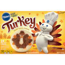 Even though they looked different, i wasn't able to taste a major difference when it came to flavor. Pillsbury Ready To Bake Turkey Shape Sugar Cookies 11 Oz Instacart