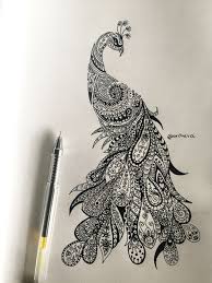 Peacock Doodle Peacock Mandala Art Novocom Top 40 easy illustrated animal sketch drawing ideas. peacock doodle peacock mandala art
