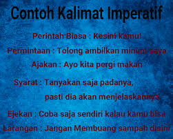Tadi pagi ada kecelakaan di depan sekolah. 95 Contoh Kalimat Imperatif Dan Bentuk Bentuknya Belajar Mudah Seru