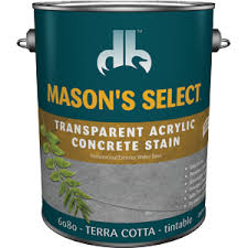 Masons Select Transparent Acrylic Concrete Stain In Terra Cotta 1 Gal