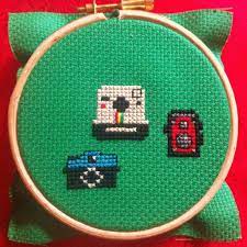 Small sweets and treats chart for cross stitch, knitting, knotting, beading, weaving, pixel art, and other crafting projects. Cameras Tiny Cross Stitch Cross Stitch Cross Stitch Patterns