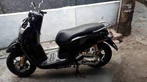 Bagaimana menurut lads hasil modifikasi all new honda scoopy 2018 yang simpel ini? Modifikasi Honda Scoopy Esp 2018 All Black Simple 2 Youtube