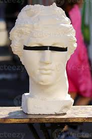 retrò bianca figurina david italiano Rinascimento david Michael angelo  scultore Italia figurina gesso nudo david statua david amore 21853021 Stock  Photo su Vecteezy