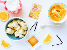 Combine the frozen fruit and milk into your blender. Tangerine Creamsicle Vitamin C Smoothie Parsnips And Pastries