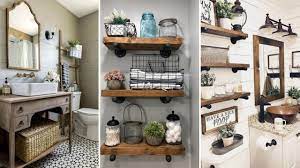 Shop for farmhouse bathroom decor at bed bath & beyond. Diy Rustic Farmhouse Style Bathroom Decor Ideas Home Decor Interior Design Flamingo Mango Youtube