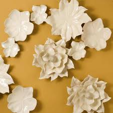 Global Views Magnolia Bowl Wall Art Flower Wall Art Magnolia Flower Global Views
