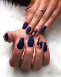 This is a handpainted design that was inspired by a young nails acrylic mentor christie. 45 Stunning Fall Acrylic Nail Designs And Ideas 2020 Fashiondioxide
