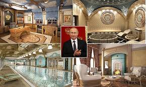 Putin's grand home is on the exclusive and gated la zagaleta estate and boasts a private helipad and garage capable of housing more than 22 vehicles. Inside Vladimir Putin S New Russian Holiday Home Daily Mail Online