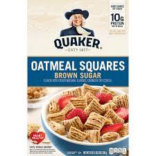 Quaker Oatmeal Squares Brown Sugar 21 Oz Walmart Com