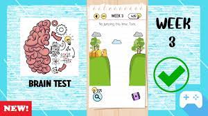 How to train your mental skills in brain games? Brain Test Weekly Levels Week 3 No Jumping For This Time Tom Youtube
