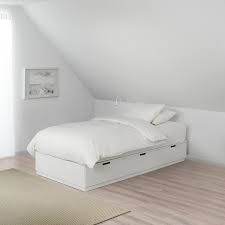 Betten mit aufbewahrung stauraum betten online ikea schweiz. Nordli Bettgestell Mit Schubladen Weiss 90x200 Cm Ikea Schweiz