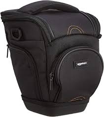Amazon Com Amazon Basics Holster Camera Case For Dslr Cameras Black Camera Photo