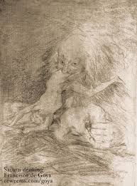 Saturn devouring his son is an eerie subject that inspired many artists like peter paul rubens and francisco goya, who painted the subject in their own way. Francisco De Goya Saturn Drawing