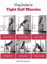 The flexibility exercises in this article will give your body good flexibility overall and it is recommended that you perform these on a daily basis or every other day for at least 15 minutes each time. Tight Calf Stretch Routine Calf Stretches Stretch Routine Stretch Calf Muscles