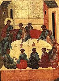 Maunde the last supper, also ceremony of washing the feet, from o.fr. Maundy Thursday Wikipedia