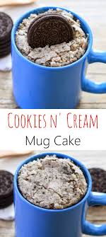 Cookies N Cream Mug Cake Recipe Mug Recipes Cookies N Cream Cookies Oreo Recipes