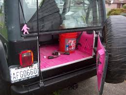 4 Door Black And Pink Jeep Wrangler Love This Plastidip Idea Dream Cars Jeep Jeep Wrangler Interior Pink Jeep Wrangler