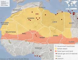 Filling nearly all of northern africa, it measures approximately 3,000 miles (4,800 km) from east to west and between 800 to 1,200 miles from north to south and has a total area of some 3,320,000 square miles (8,600,000 square km). Analysis How Serious Is Sahara Terror Threat Bbc News
