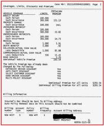 165 Reference Of Auto Insurance Declaration Page Progressive In 2020