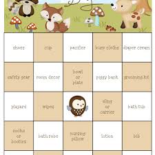 Free woodland printables woodland baby shower invitations. Free Baby Shower Bingo Cards Your Guests Will Love