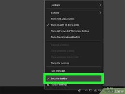 May 23, 2017 · how to lock and unlock the windows 7 taskbarthe windows taskbar is one of the most important parts of the windows 7 and windows 8 user experience and customi. How To Alter The Size Of Your Windows Desktop Taskbar 8 Steps