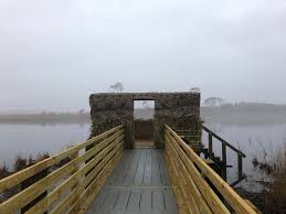 I also keep a barstool with a swivel seat at one end of the blind, which is a great place to scan the sky for birds when the action is slow. Waterfowl Hunting Cape Hatteras National Seashore U S National Park Service
