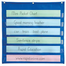 Rvfm Mini Pocket Chart 710 X 710mm Rapid Online