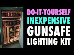 Diy Cheap Gunsafe Lighting Youtube