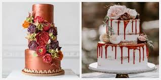 Kate romantic wedding pink florals backdrop. 22 Decadent Fall Wedding Cakes Gorgeous Fall Wedding Cake Ideas