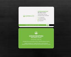 We offer a complete package. Elegant Playful Nutrition Business Card Design For Herbalife Nutrition By Chandrayaan Creative Design 17820382