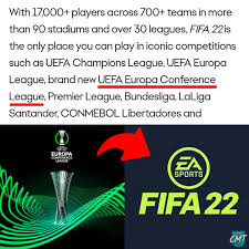 List of uefa europa conference league broadcasters. Fifacmtips On Twitter The Uefa Conference League Is In Fifa22 As Per Ea S Website