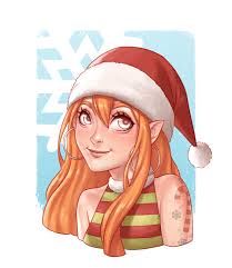 Klaus or frosty the snowman silent night charades challenges players to name that tune without actually hearing the tune. Silke Tara Hipster Christmas Elf